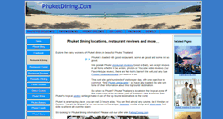 Desktop Screenshot of phuketdining.com